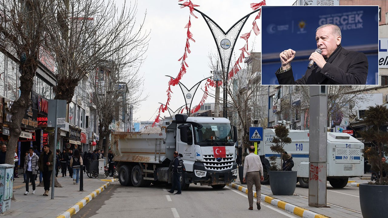 Erdoğan'ın Van mitingindeki önlemlere tepki: Darbe girişimi gibi