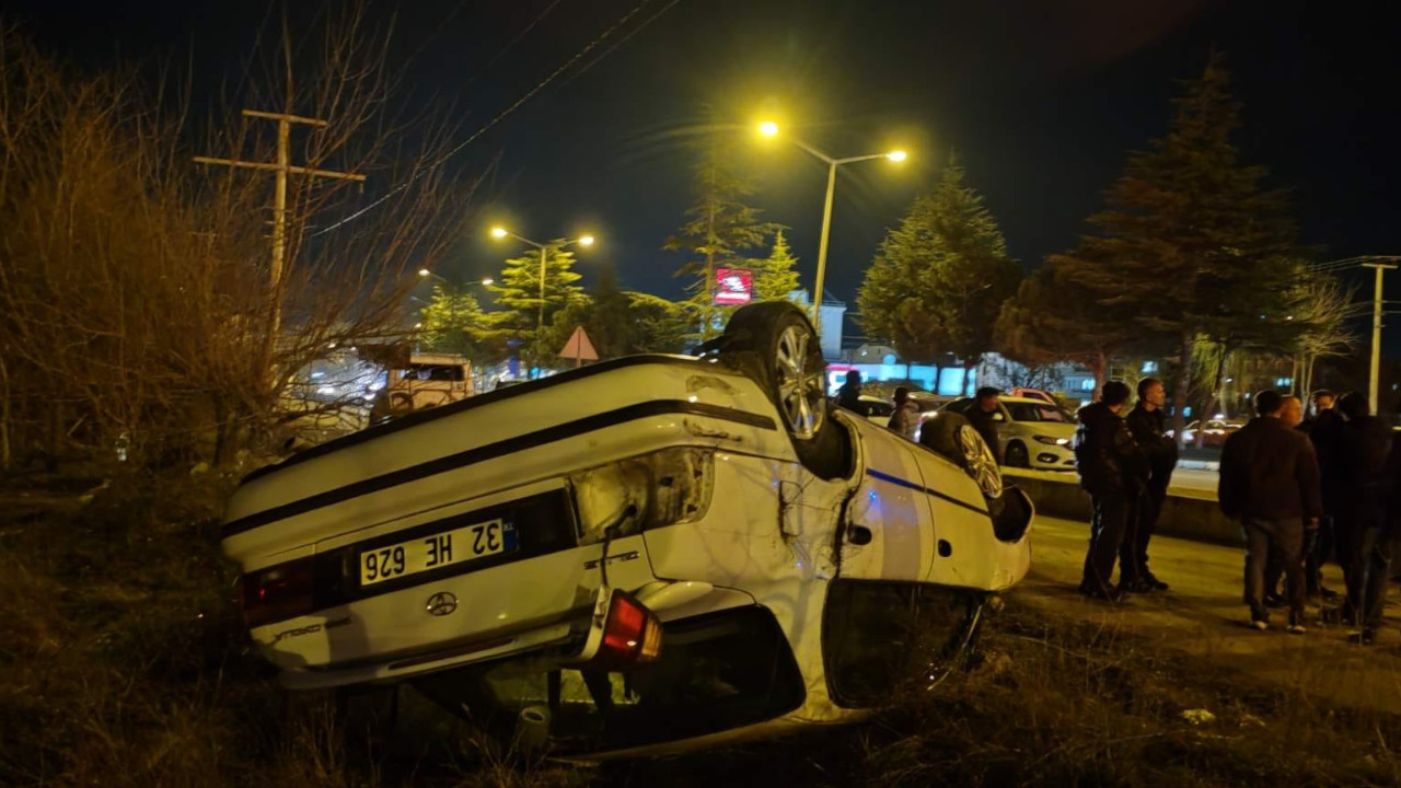 Isparta'da kaza: 5 yaralı