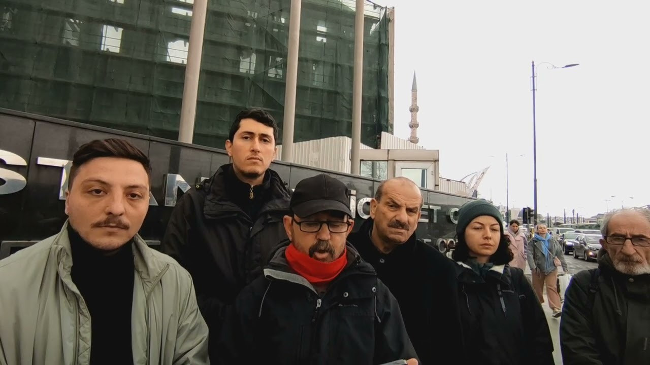 TKH'nin İstanbul adaylarından İTO önünde protesto