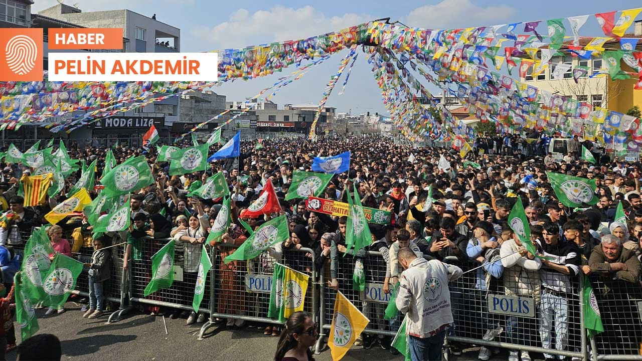 Bursa'da Newroz kutlaması: Alana alınmayan renkler dalgalandı