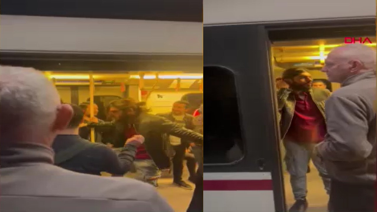 İzmir'de metro arıza yaptı: Camı tekmeleyip vatmana hakaret ettiler