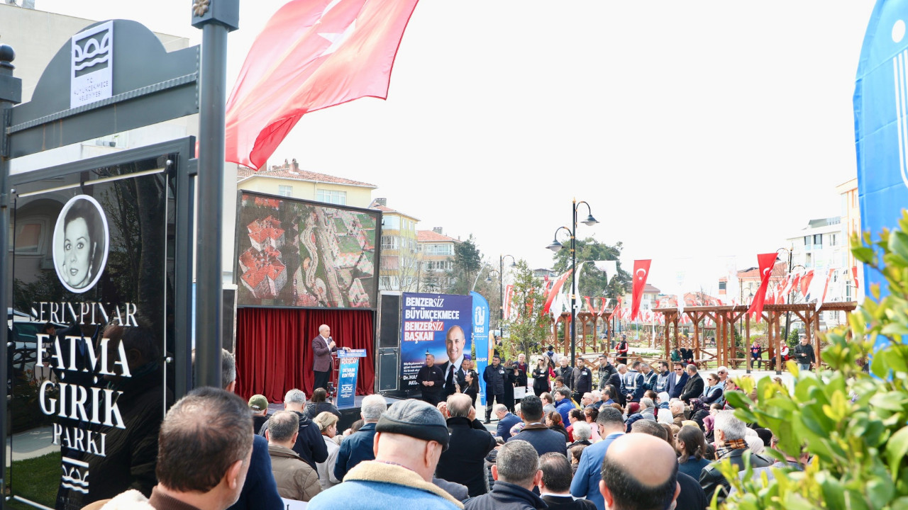 Büyükçekmece'de Türkan Şoray ve Fatma Girik Parkı açıldı