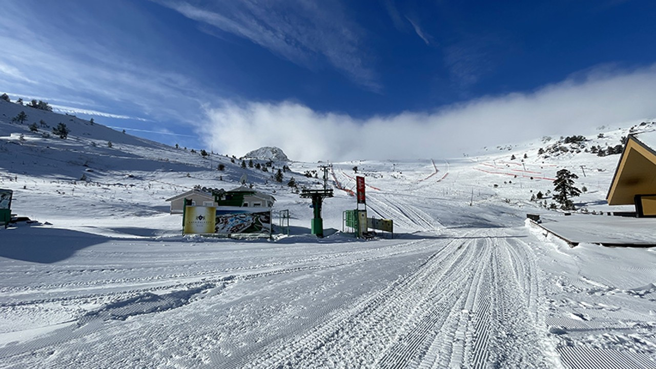 Kış turizmine veda: Kartalkaya Kayak Merkezi sezonu bitirdi