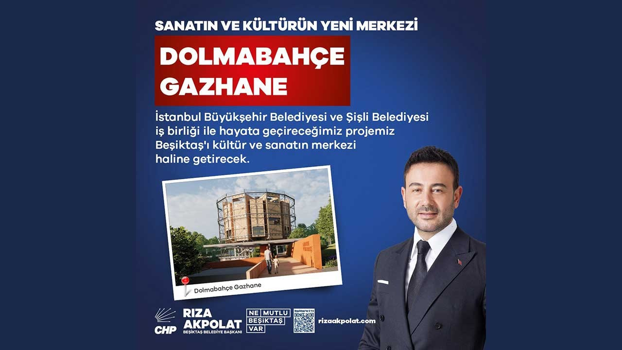Beşiktaş’ın yeni kültür-sanat merkezi Dolmabahçe Gazhane olacak