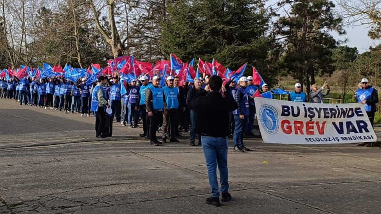 OYKA işçileri greve çıktı: Sadaka değil, toplu sözleşme istiyoruz