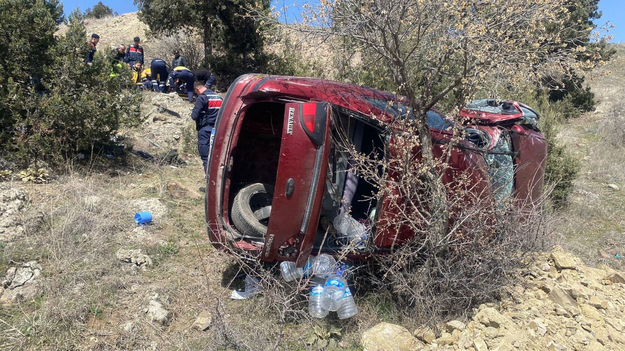 Tokat'ta otomobil devrildi: 1 ölü