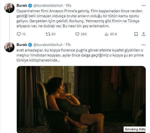 Prime Video'nun Oppenheimer'ı sansürlü yayınlamasına tepki: 'RTÜK'ten daha RTÜK oldular' - Sayfa 5