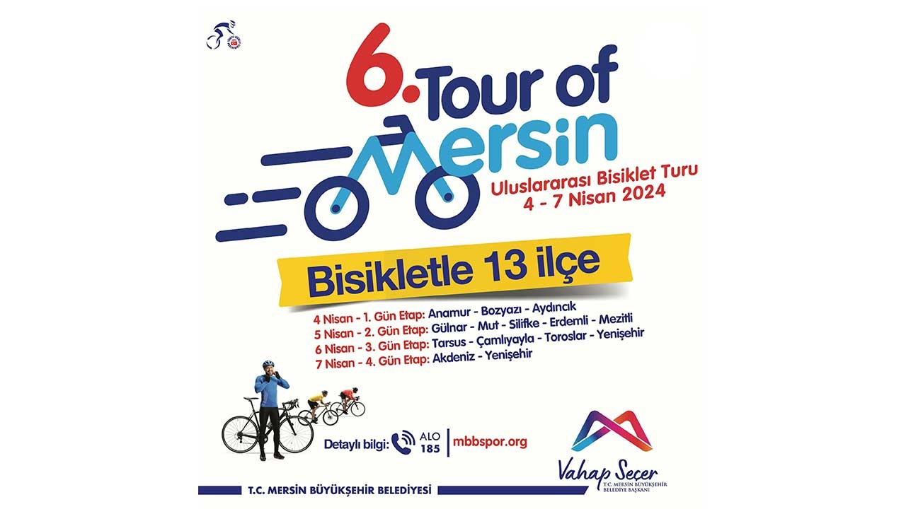 'Tour of Mersin Uluslararası Bisiklet Turu' başlıyor