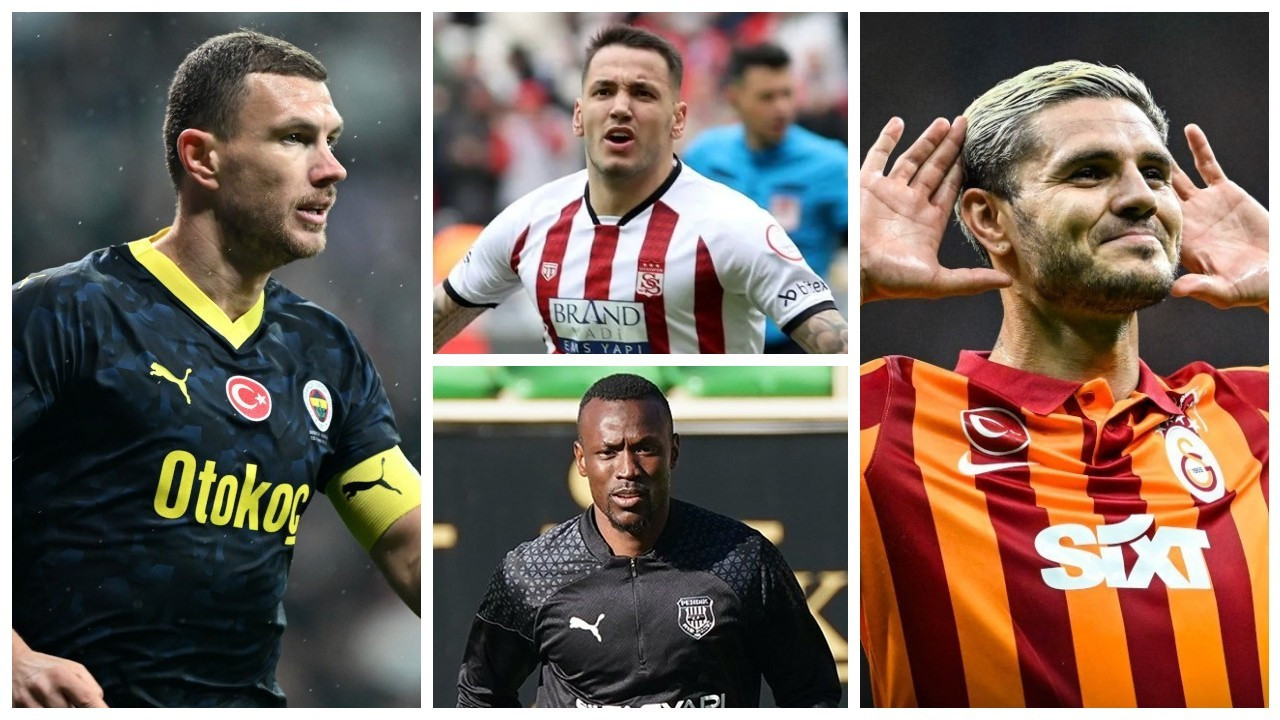 Süper Lig'de gol krallığı yarışında son durum: Zirvede iki isim kaldı