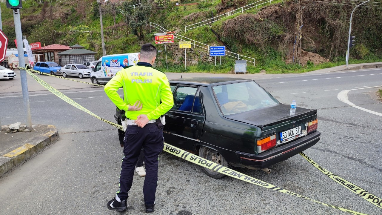 Trabzon'da trafikte silahlı yol verme kavgası: 1 ağır yaralı