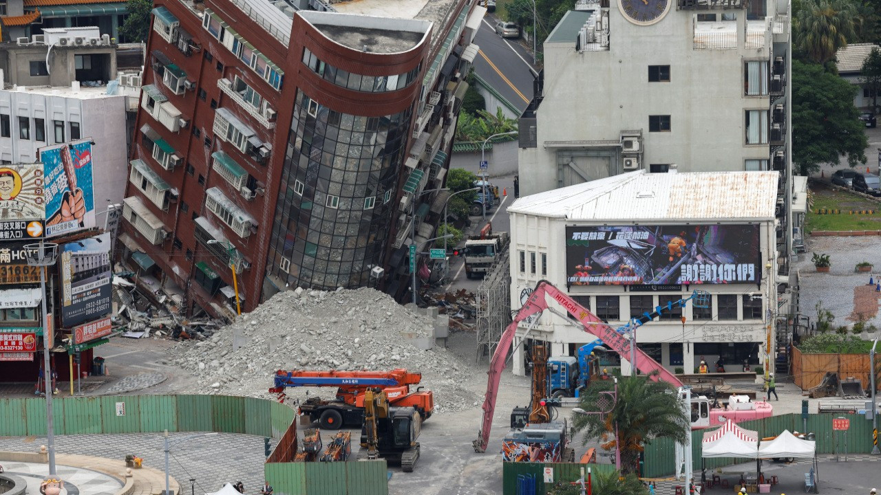 Tayvan'daki depremin ardından 10 kişi hâlâ kayıp