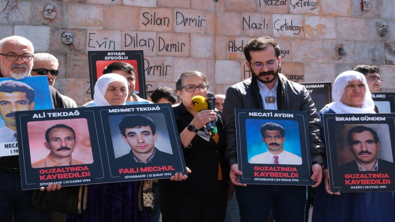 Diyarbakır'da kayıp yakınları Necati Aydın’ın faillerini sordu