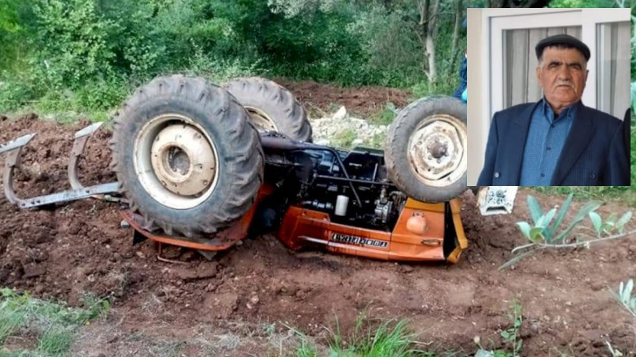 Bahçesinden dönerken traktörün altında kalarak hayatını kaybetti