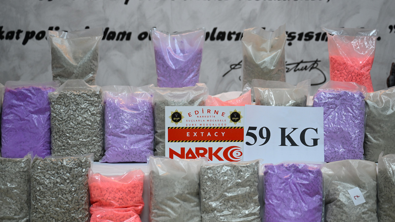 Edirne'de tırda 58 kilo uyuşturucu bulundu
