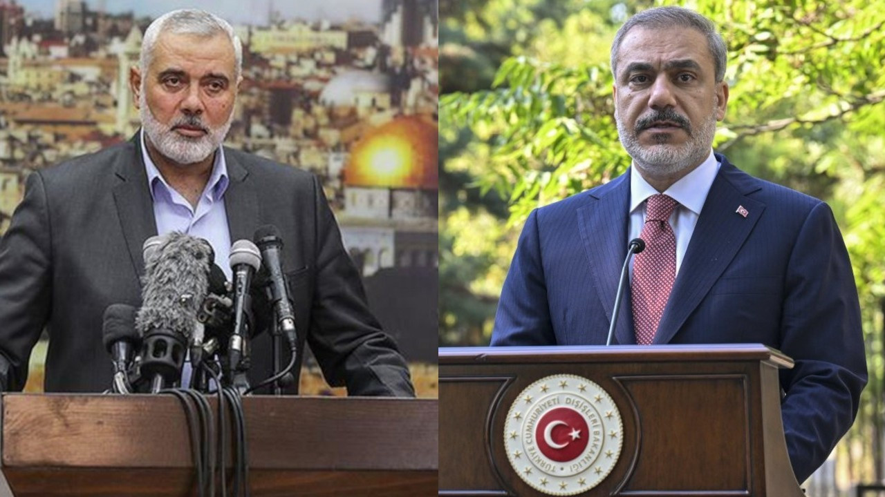 Hakan Fidan'dan Hamas lideri Heniyye'ye başsağlığı telefonu