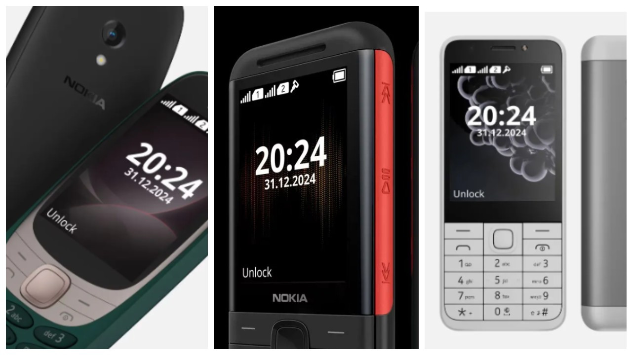 Nokia'nın 3 ikonik telefon modeli yeni halleriyle geri dönüyor