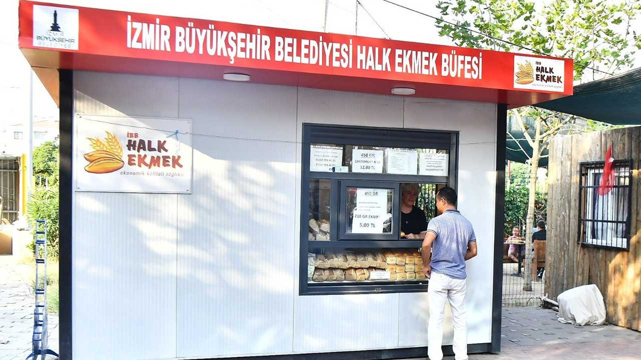 İzmir'de halk ekmek 5 liraya düştü