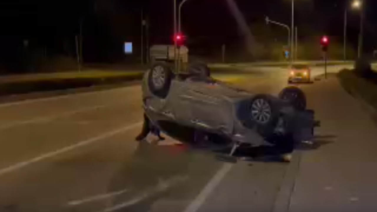 Eskişehir'de araç takla attı: 1 yaralı