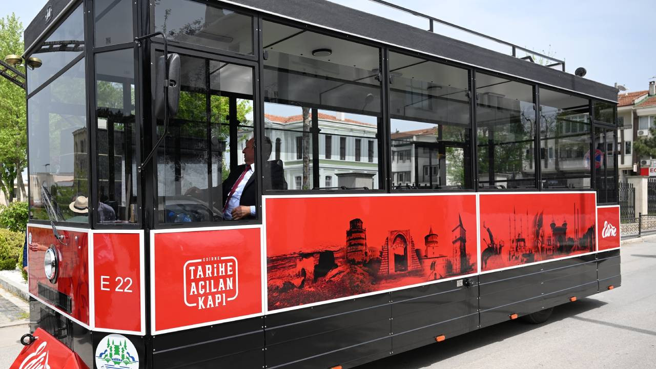 'Edirne Turistik Gezi Treni' hizmete sunuldu
