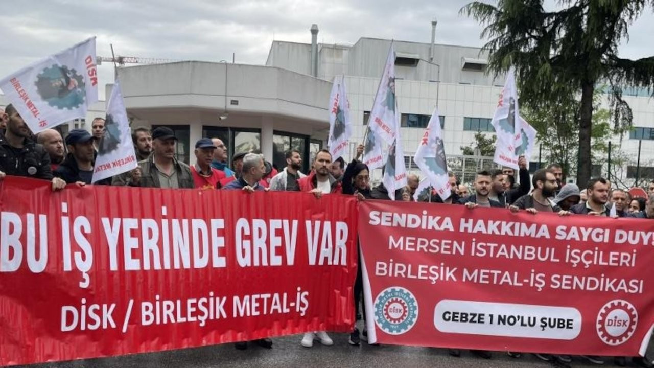 Gebze’de Mersen işçileri greve çıktı
