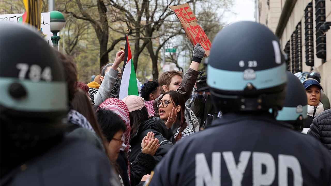 Columbia Üniversitesi’nde 'Filistin'e destek' protestosu: 108 gözaltı