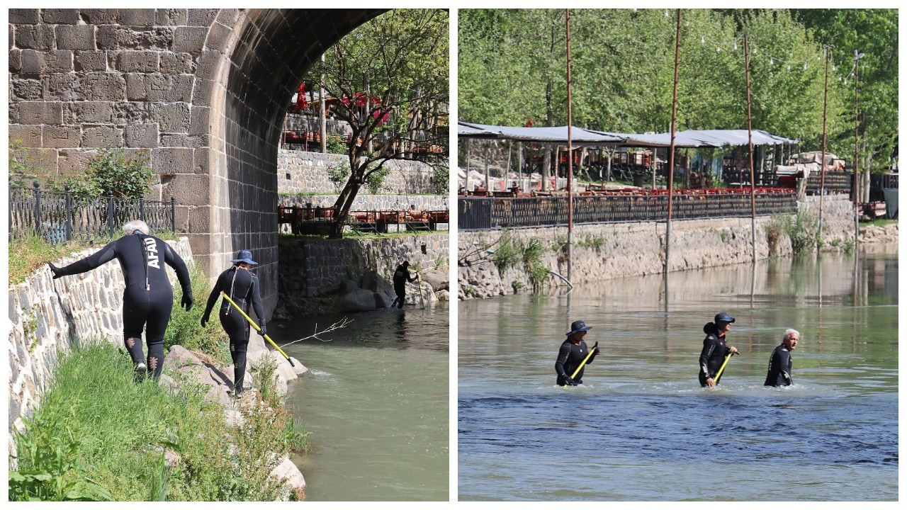 Arama yeniden başladı: Dicle Nehri'nde 'hareketsiz erkek' alarmı