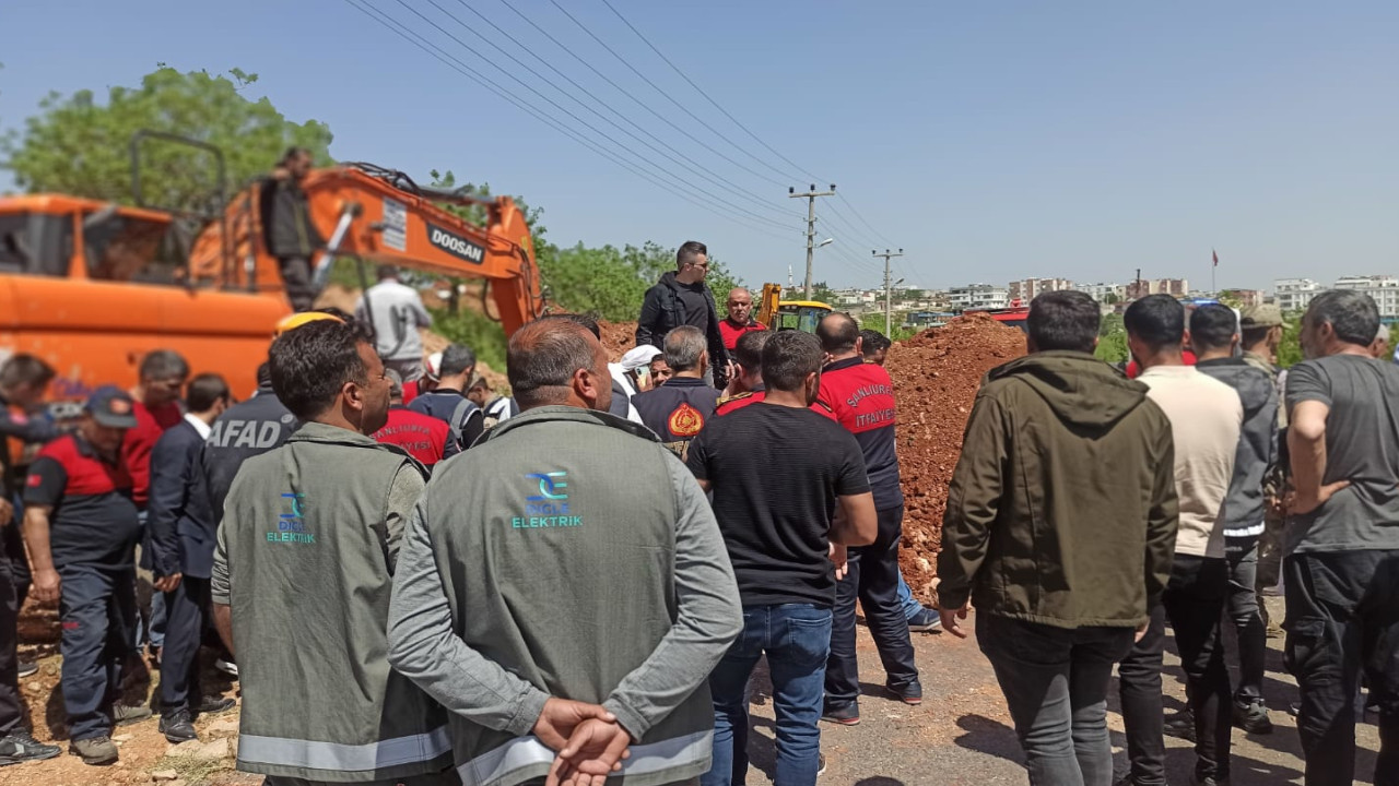 Urfa'da kanalizasyon çalışmasında göçük: 1 işçi öldü