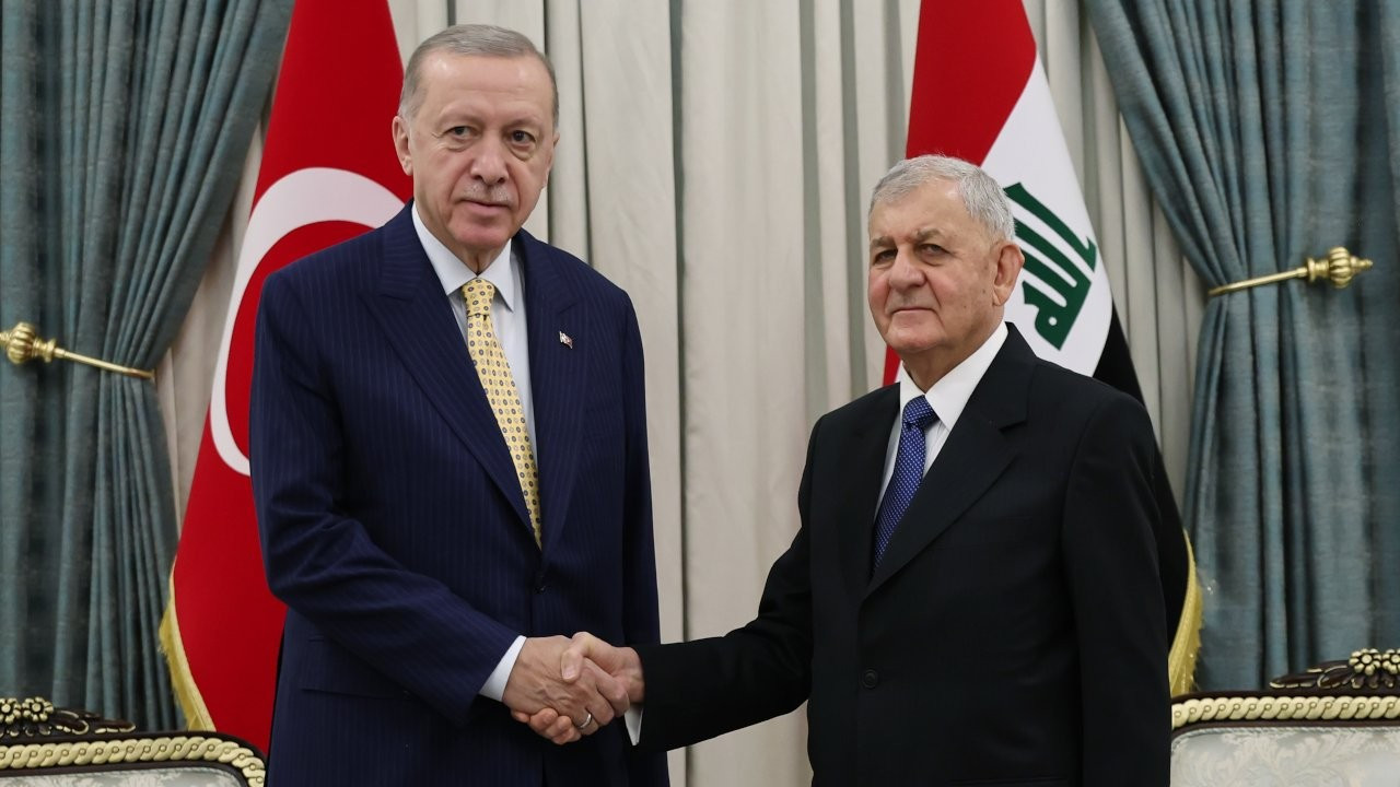 Erdoğan, Bağdat'ta: Cumhurbaşkanı Reşid ve Başbakan Sudani ile görüştü