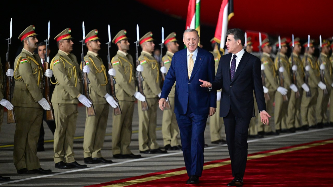 Cumhurbaşkanı Erdoğan, Neçirvan Barzani ve Mesud Barzani'yle görüştü