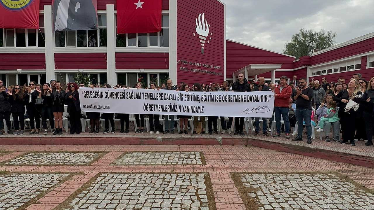 Velilerden özel okul yönetimine protesto: Öğretmenlerimizin yanındayız