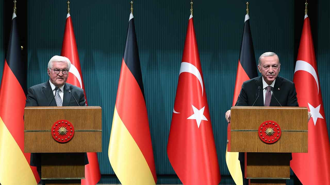 Erdoğan, Steinmeier'le görüştü: 'İsrail'le yoğun ticari ilişkileri artık ayakta tutmuyoruz'