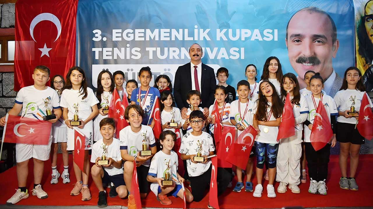 'Egemenlik Kupası Tenis Turnuvası' sona erdi