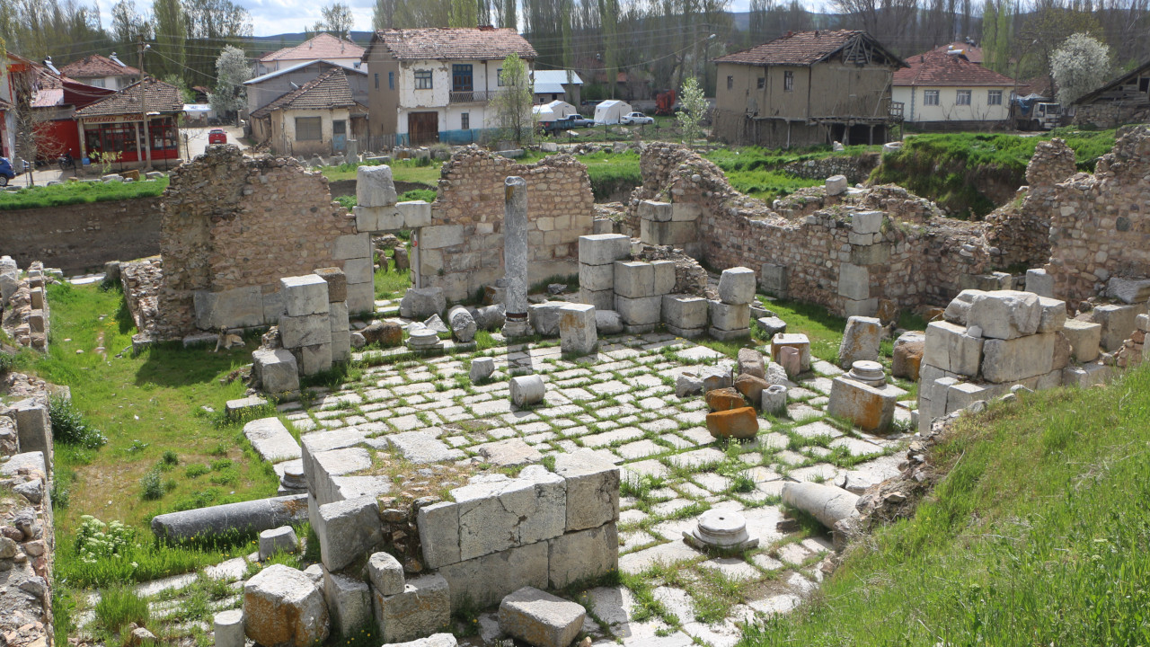 Sulusaray'daki antik kent depremden etkilenmedi