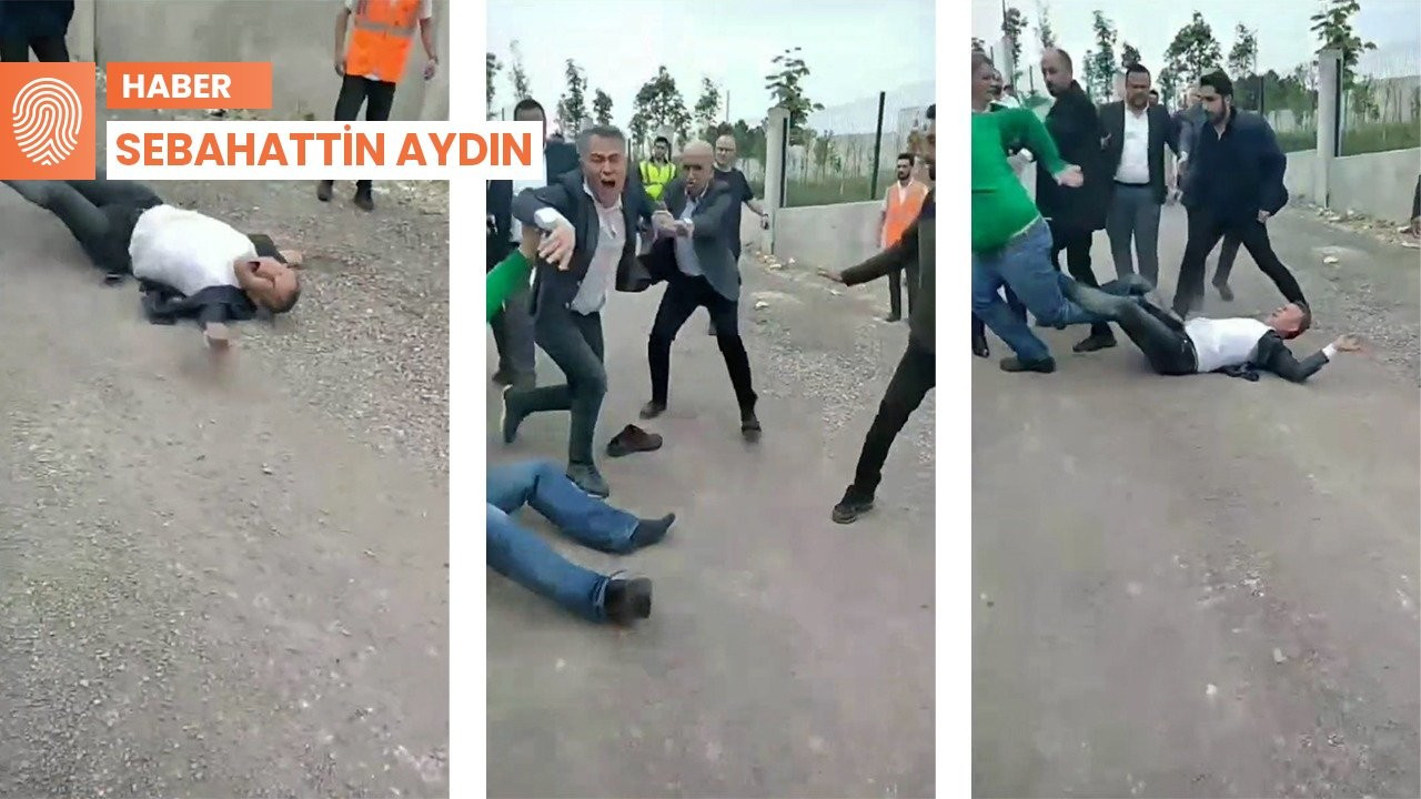AK Partili meclis üyesi CHP’li başkanın önünde kendini yere attı