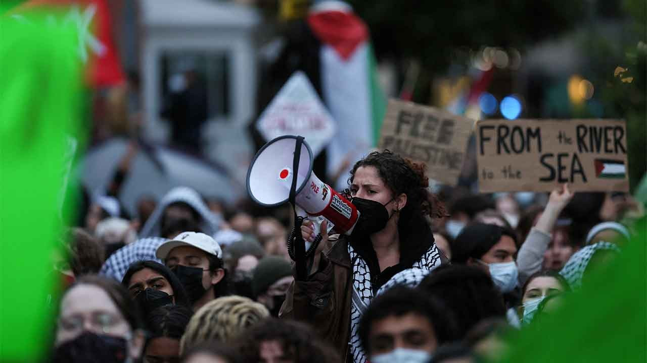 ABD'de Gazze'ye destek eylemleri: Üniversite, mezuniyet törenini iptal etti