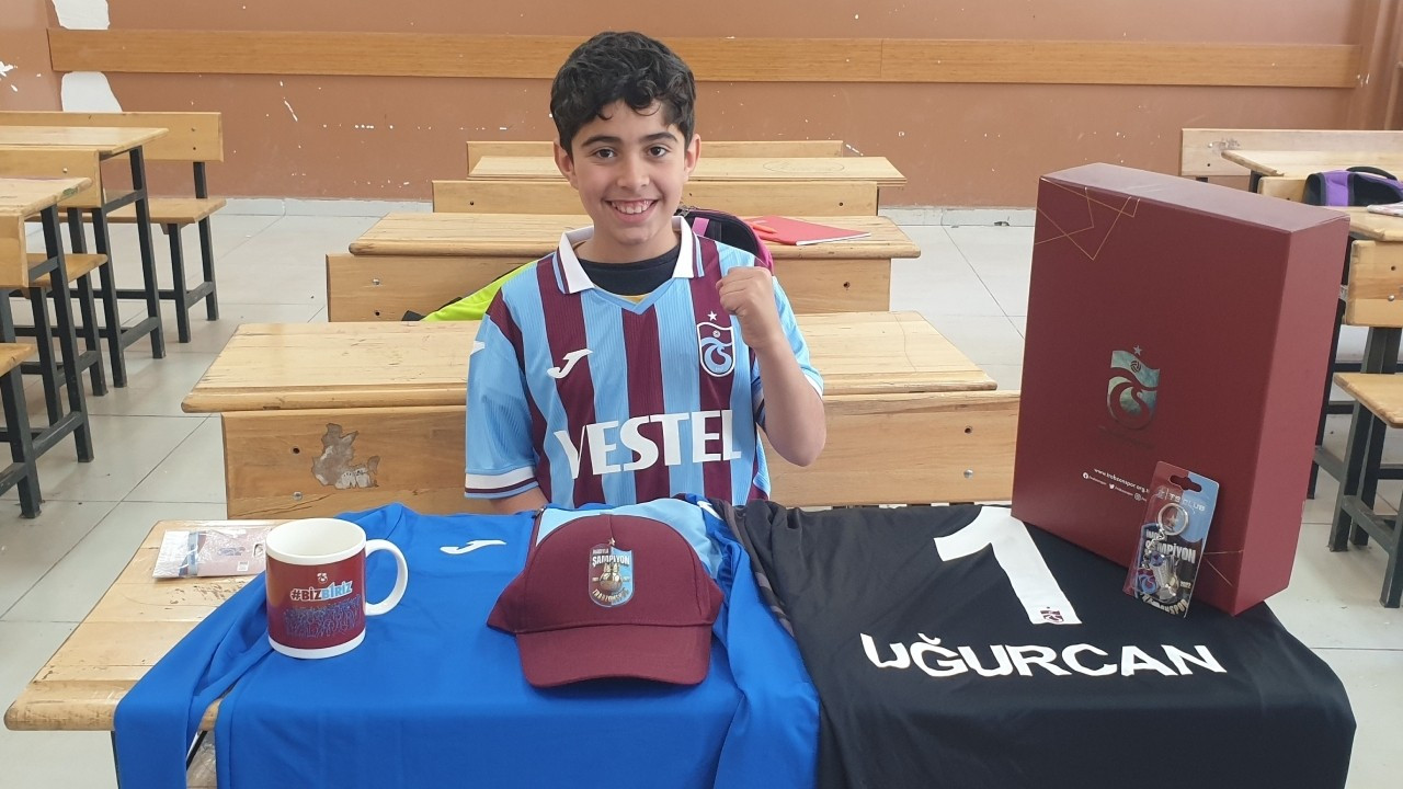 Trabzonspor, Patnoslu Nurullah'ı hediyelerle sevindirdi