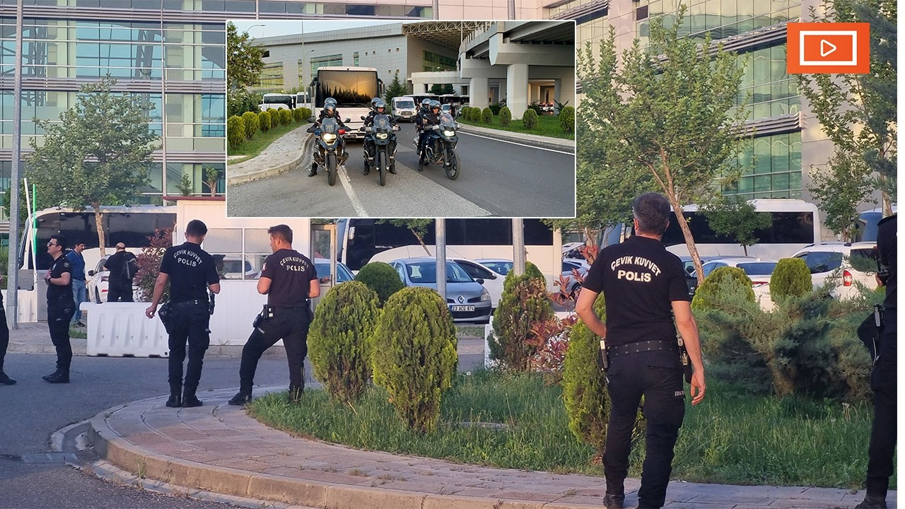 Bursaspor zırhlı araçlarla Diyarbakır’a geldi: Otelin çevresinde kuş uçurtulmuyor