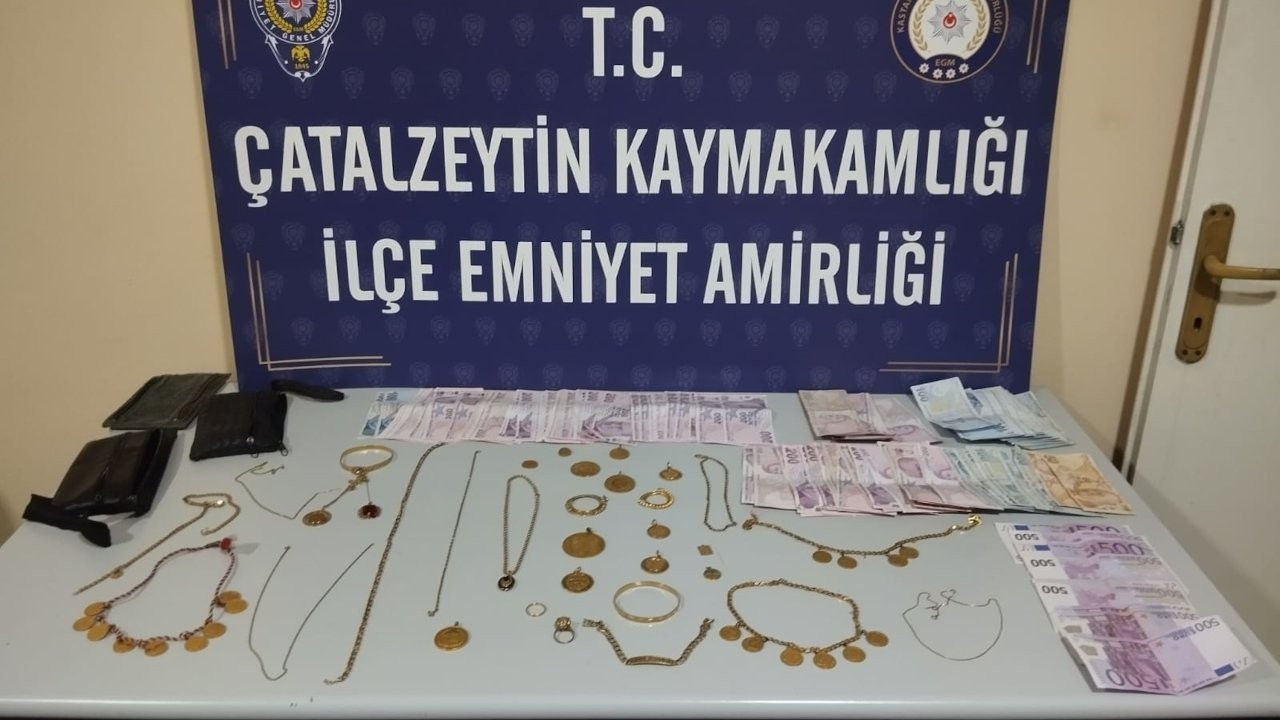Çelik kasadan 2 milyon lira değerinde altın çalan zanlı tutuklandı