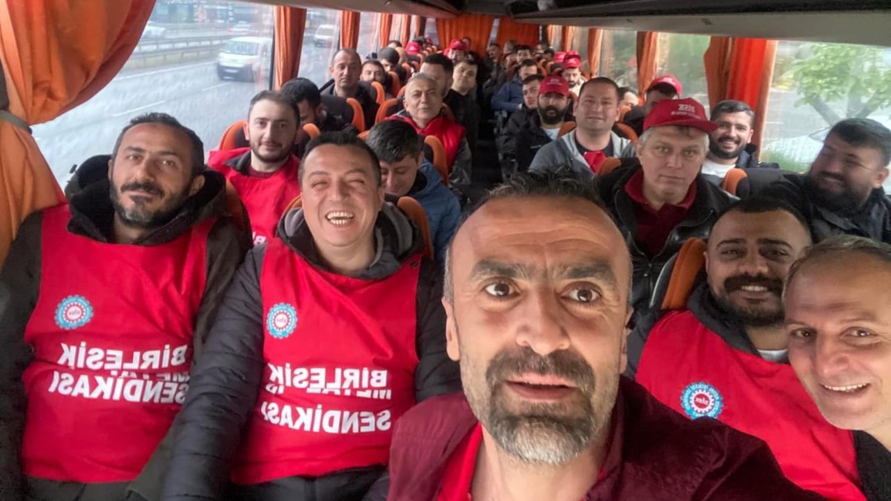 Gebzeli işçiler 1 Mayıs için İstanbul'a geldi