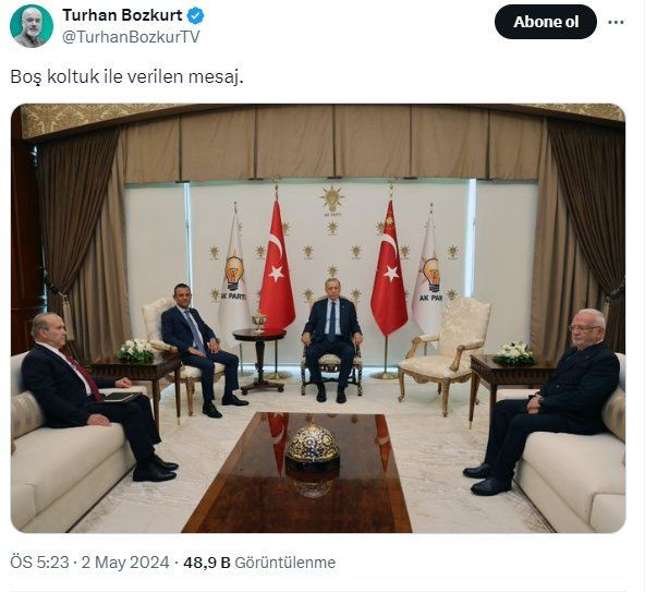 Erdoğan-Özel zirvesindeki boş koltuk detayı gündem oldu - Sayfa 5