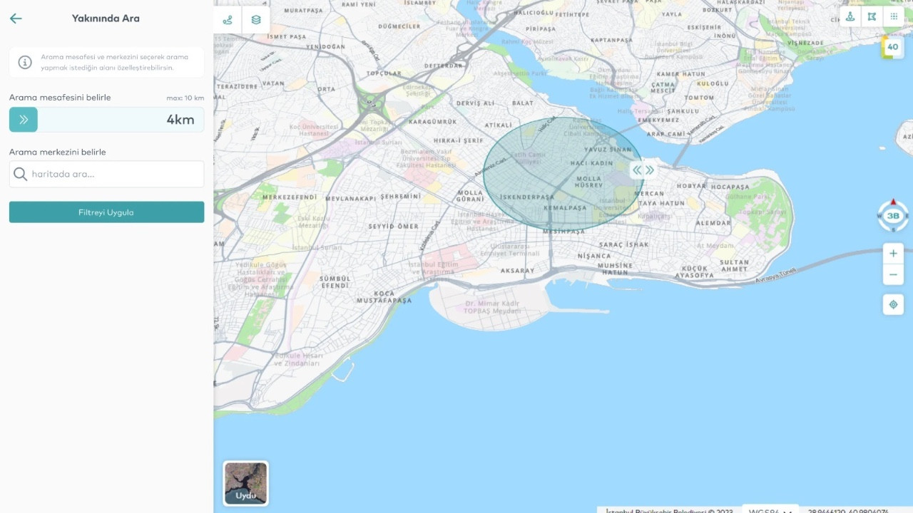 İstanbul Büyükşehir Belediyesi'nden yeni uygulama: Harita İstanbul
