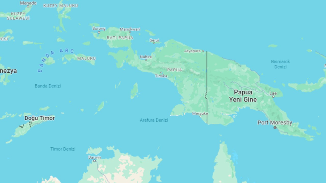 Batı Papua'da 6.2 büyüklüğünde deprem