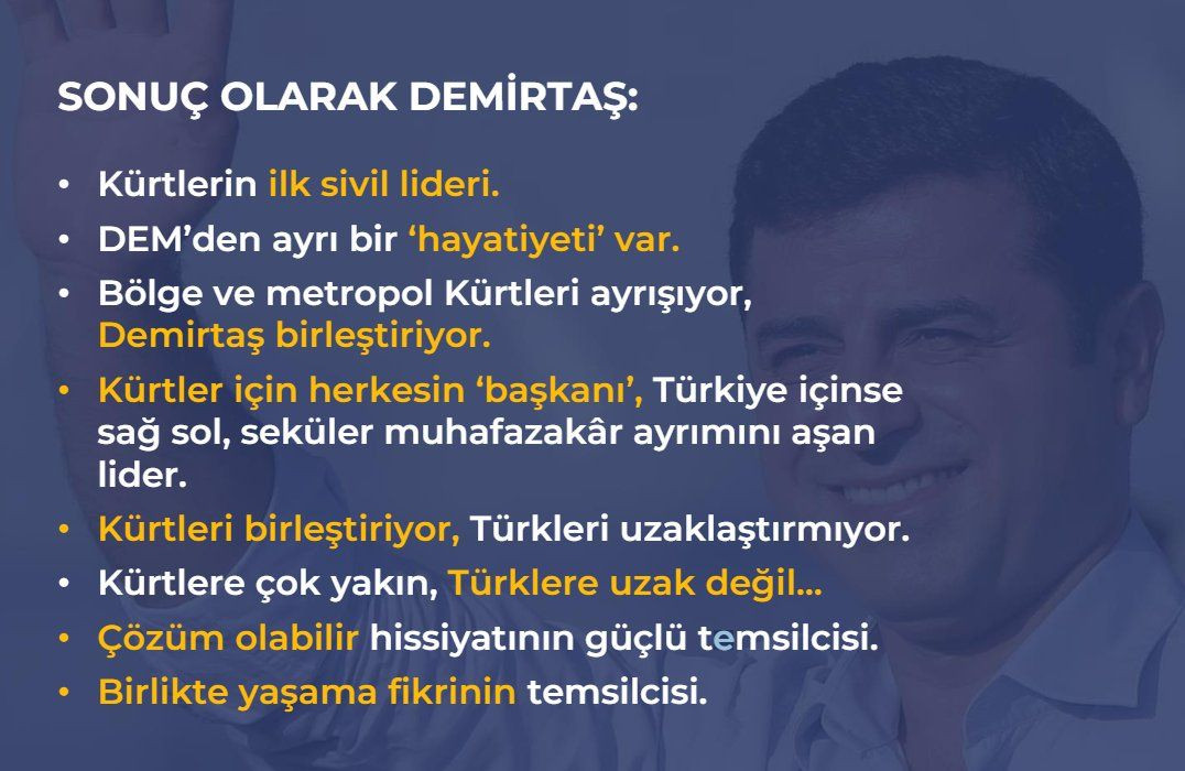 Kürt seçmen anketi: Demirtaş’a destek, DEM’den yüksek - Sayfa 12