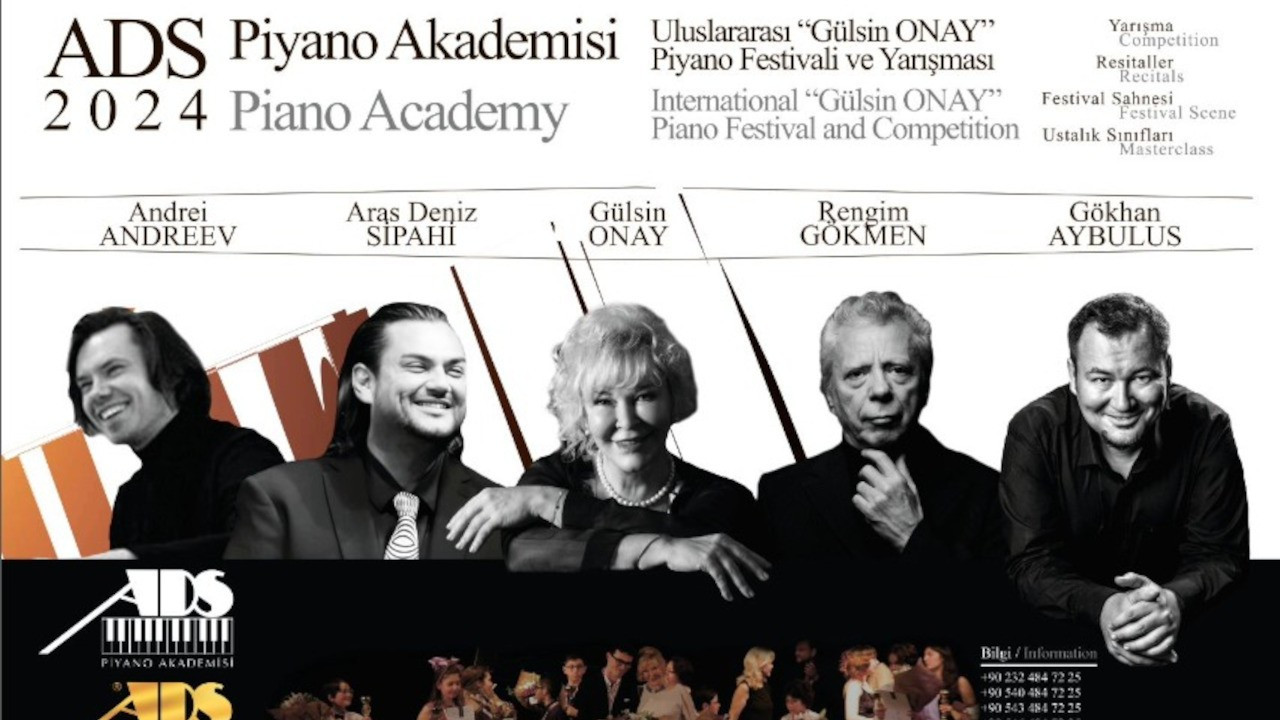 Uluslararası Gülsin Onay Piyano Festivali başlıyor