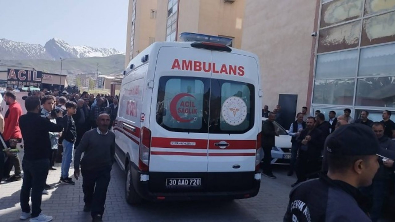 Hakkari'de cisim patladı: 1 kişi yaralandı
