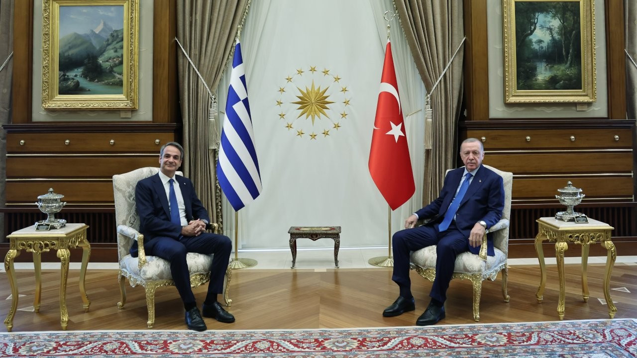 Erdoğan ile Miçotakis'ten ortak basın açıklaması