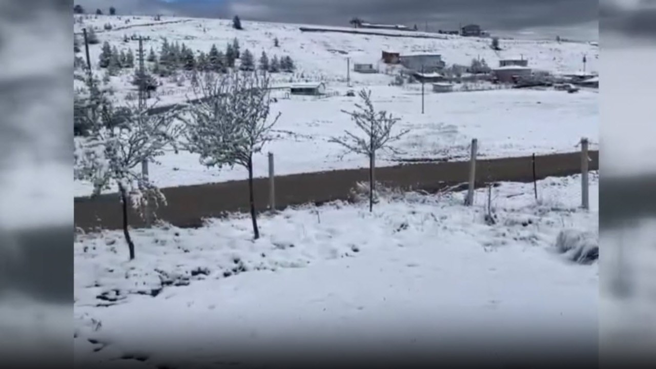 Sinop'ta mayısta kar şaşkınlığı