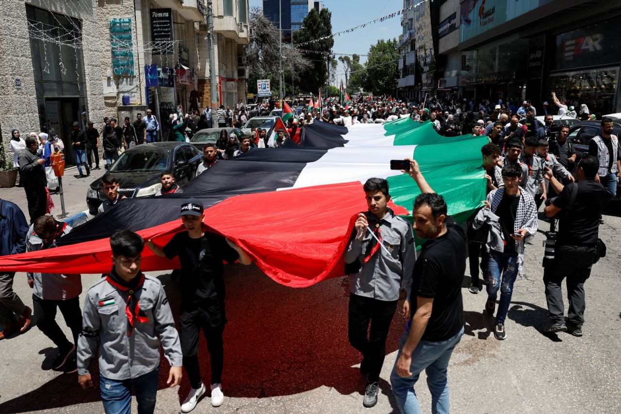 Ramallah'ta siren sesleri: Filistinliler, Nekbe'nin 76'ncı yıldönümünde ayakta - Sayfa 1
