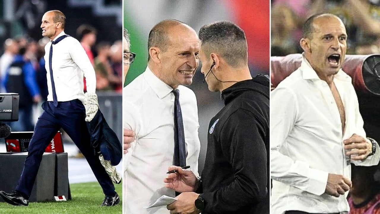 Adeta çıldırmıştı: Juventus teknik direktör Allegri'yi davranışları nedeniyle görevden aldı