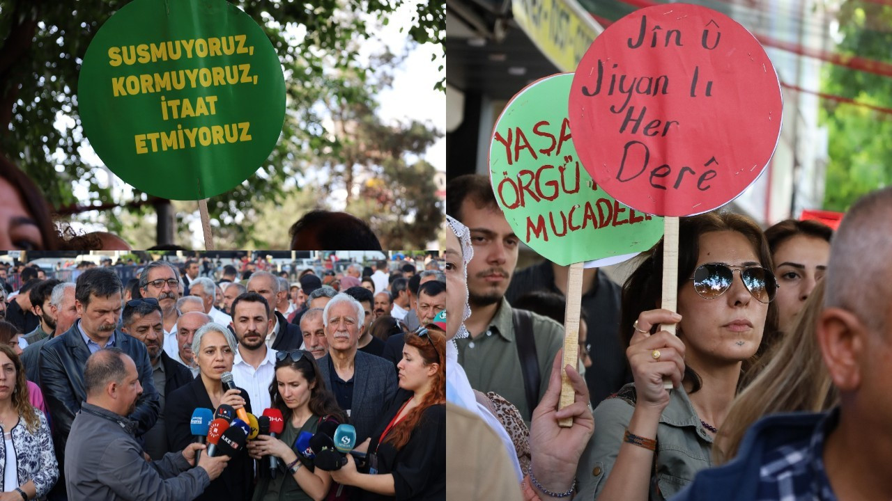 Kobanê Davası, Diyarbakır'da protesto edildi